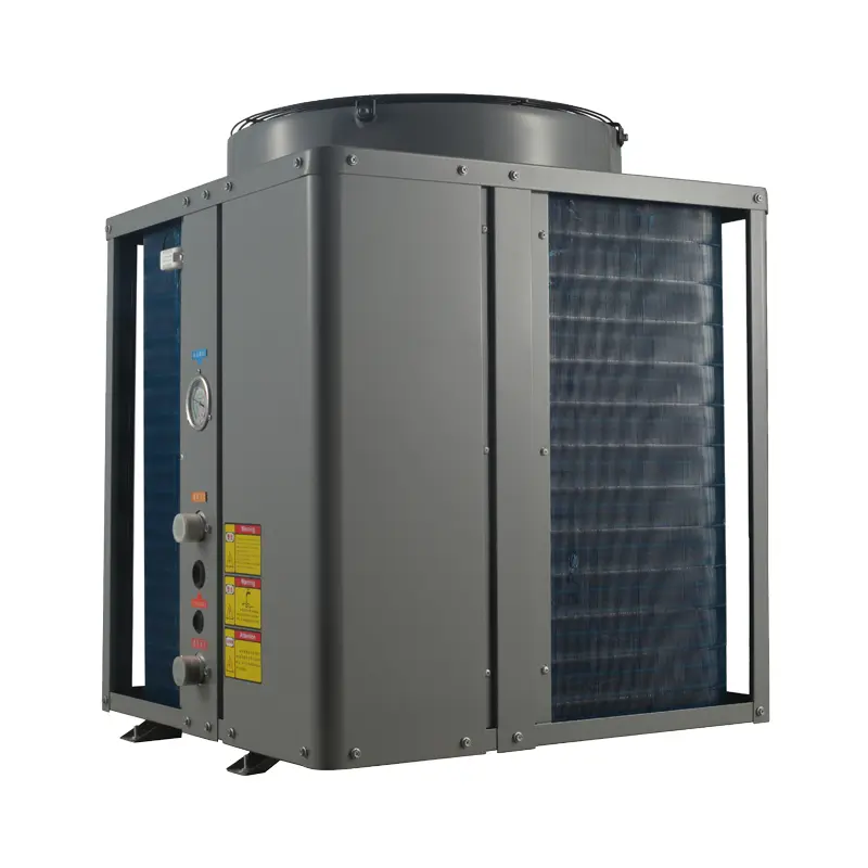 Swimming pool heater heat pump